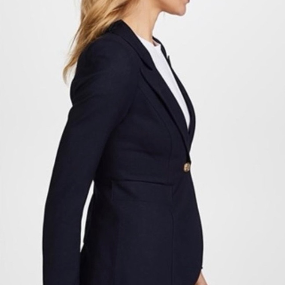 Smythe Classic Duchess Blazer in Navy ASO Kate Middleton - Picture 4 of 10